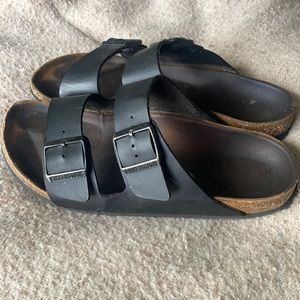Birkenstock Black Arizona Sandal Size 40